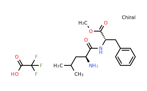 (S)-Methyl 2-((S)-2-amino-4-methylpentanamido)-3-phenylpropanoate 2,2,2-trifluoroacetate