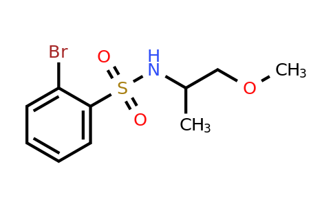 903302-00-1 | 2-Bromo-n-(1-methoxypropan-2-yl)benzenesulfonamide