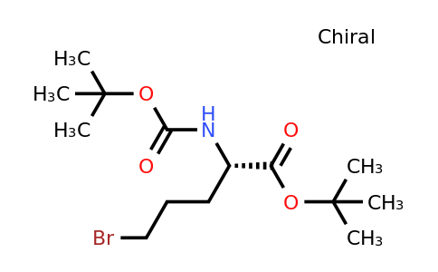 (S)-tert-Butyl 5-bromo-2-((tert-butoxycarbonyl)amino)pentanoate