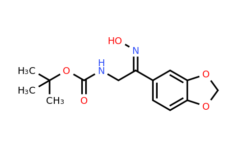 912762-64-2 | tert-Butyl N-[(2z)-2-(2h-1,3-benzodioxol-5-yl)-2-(hydroxyimino)ethyl]carbamate