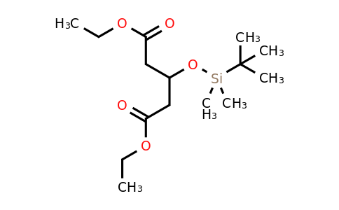 91424-39-4 | Diethyl 3-((tert-butyldimethylsilyl)oxy)pentanedioate