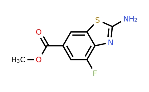 924287-64-9 | Methyl 2-amino-4-fluoro-1,3-benzothiazole-6-carboxylate