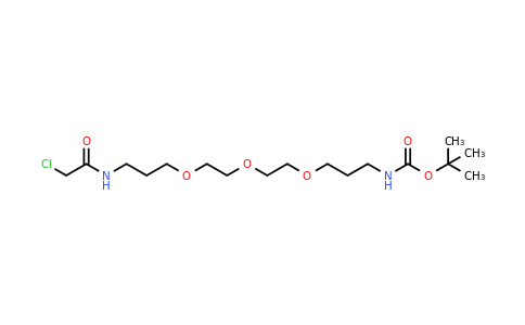 Chloroacetamido-C-PEG3-C3-NHBoc