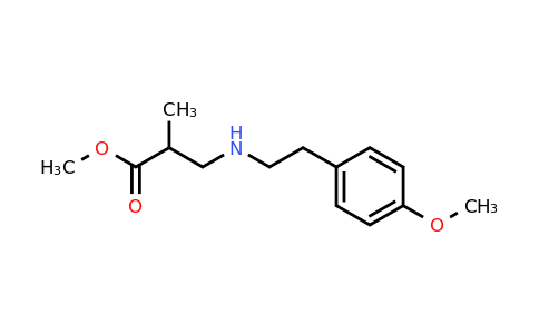 93760-43-1 | Methyl 3-{[2-(4-methoxyphenyl)ethyl]amino}-2-methylpropanoate