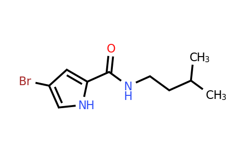 940747-67-1 | 4-Bromo-N-isopentyl-1h-pyrrole-2-carboxamide