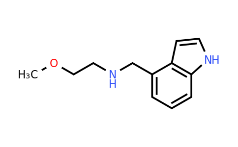 944896-86-0 | n-((1h-Indol-4-yl)methyl)-2-methoxyethan-1-amine