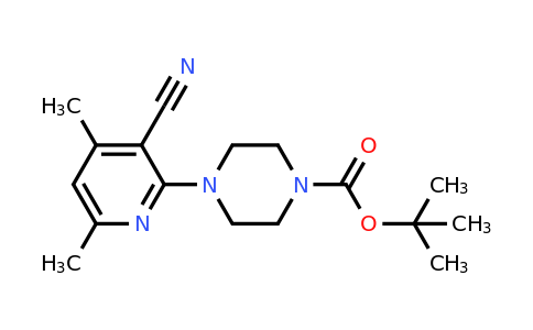 946385-45-1 | tert-Butyl 4-(3-cyano-4,6-dimethylpyridin-2-yl)piperazine-1-carboxylate