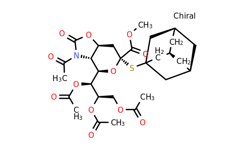 Methyl (1-Adamantanyl 5-acetamido-7,8,9-tri-O-acetyl-5-N,4-O-carbonyl-3,5-dideoxy-2-thio-D-glycero-a-D-galacto-non-2-ulopyranoside)onate