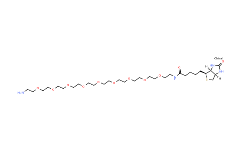 Biotin-PEG9-amine